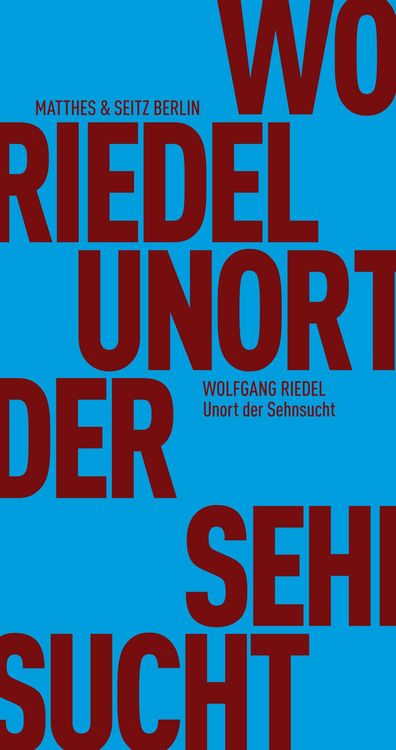 Produktbild: Unort der Sehnsucht