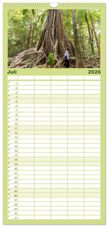Produktbild: Familienplaner 2026 - Thailand - Koh Kood mit 5 Spalten (Wandkalender, 21 x 45 cm) CALVENDO
