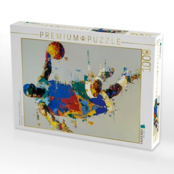 Produktbild: CALVENDO Puzzle Basketball, zwischen Impuls und Impression | 1000 Teile Lege-Gr&ouml;&szlig;e 64x48cm Foto-Puzzle f&uuml;r gl&uuml;ckliche Stunden