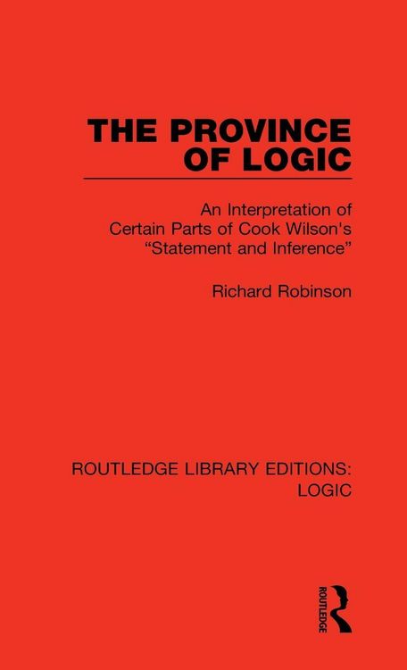 Produktbild: The Province of Logic