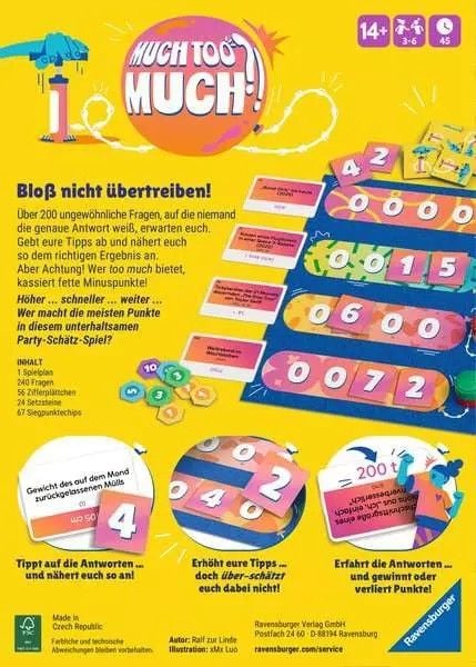 Produktbild: Much too much?! - Spiele f&uuml;r Erwachsene ab 14 Jahre