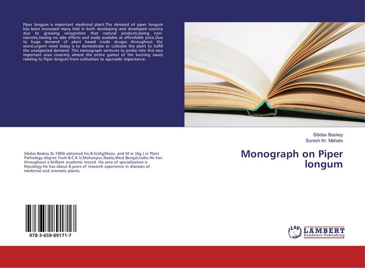 Produktbild: Monograph on Piper longum