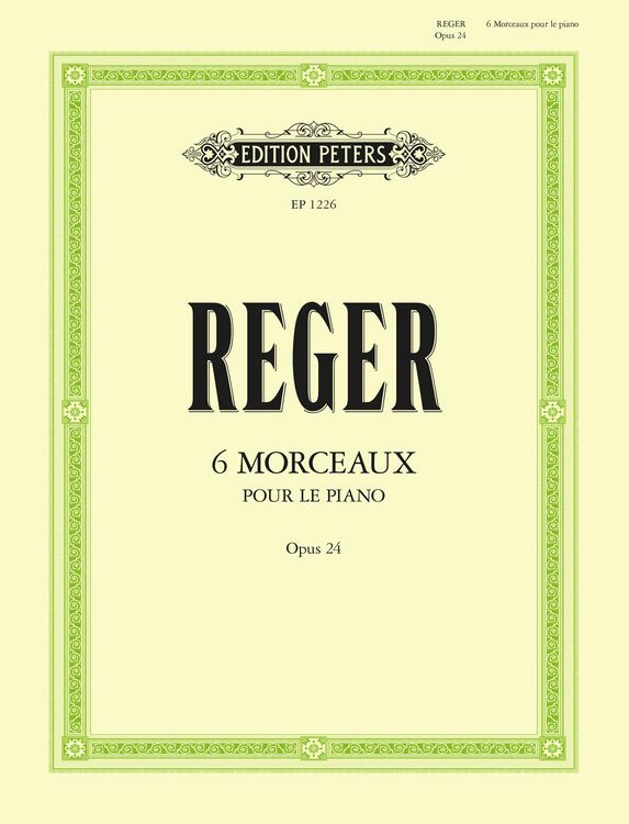 Produktbild: 6 Morceaux pour le piano Op.24