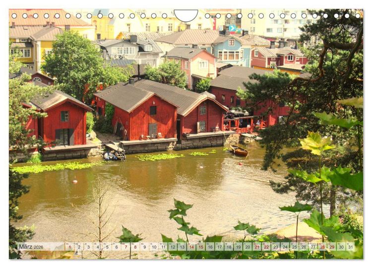 Produktbild: Helsinki und Umgebung - Eine Reise in den S&uuml;den Finnlands (Wandkalender 2026 DIN A4 quer), CALVENDO Monatskalender
