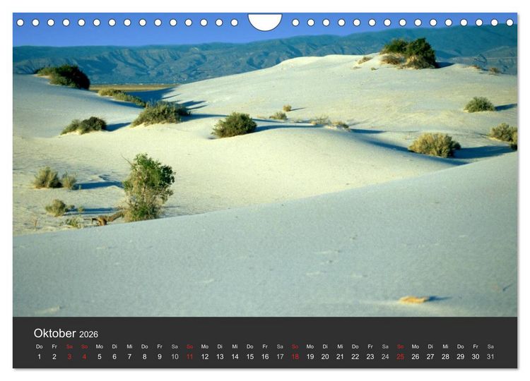 Produktbild: W&uuml;sten, wilde Sch&ouml;nheiten (Wandkalender 2026 DIN A4 quer), CALVENDO Monatskalender