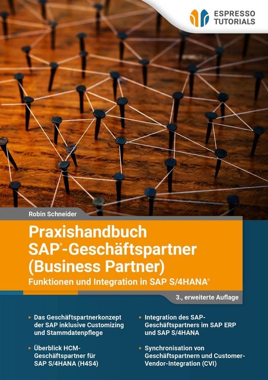 Produktbild: Praxishandbuch SAP - Gesch&auml;ftspartner (Business Partner) - Funktionen und Integration in SAP S/4HANA
