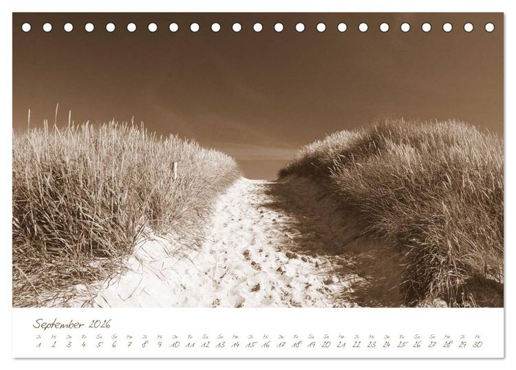 Produktbild: Ostsee-Nostalgie (Tischkalender 2026 DIN A5 quer), CALVENDO Monatskalender
