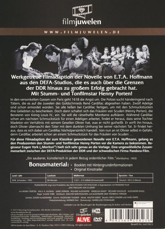 Produktbild: Das Fr&auml;ulein von Scuderi
