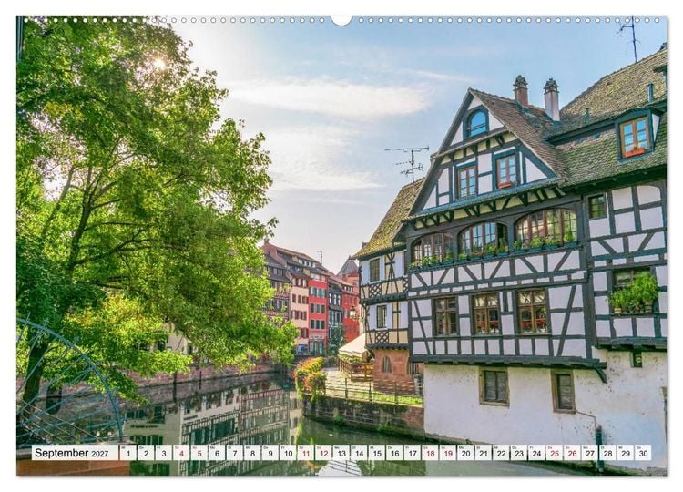 Produktbild: Romantisches Stra&szlig;burg (Wandkalender 2027 DIN A2 quer), CALVENDO Monatskalender