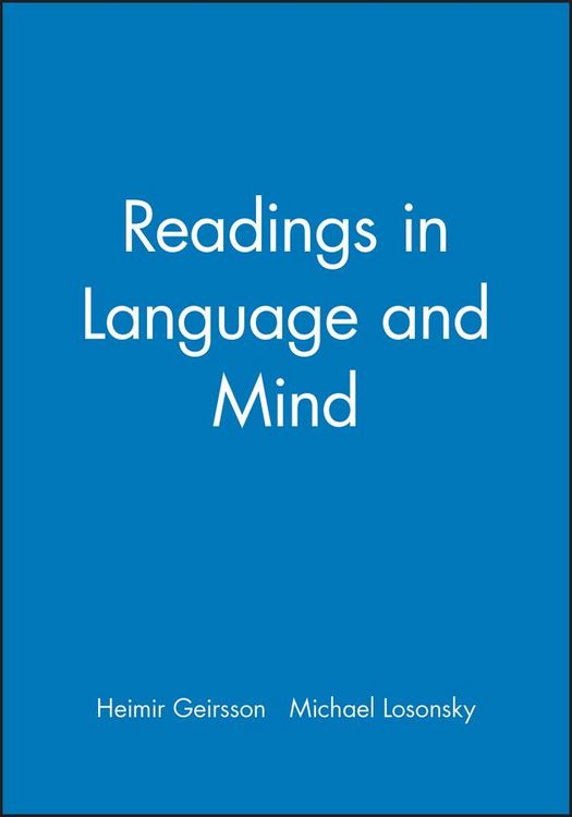 Produktbild: Readings in Language and Mind