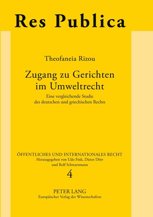 Produktbild: Zugang zu Gerichten im Umweltrecht