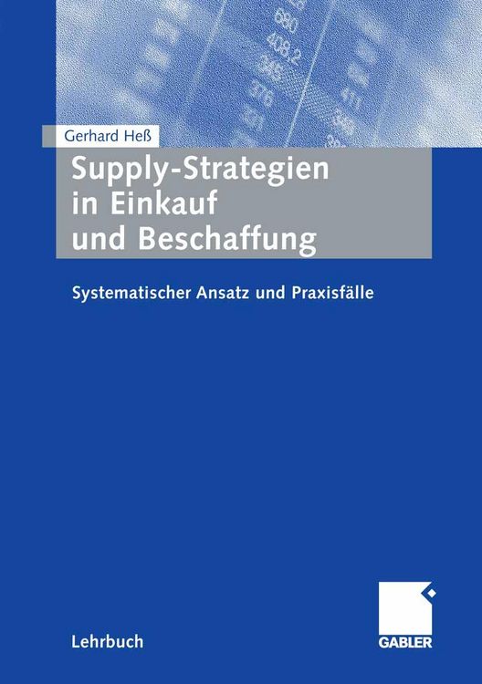 Produktbild: Supply-Strategien in Einkauf und Beschaffung