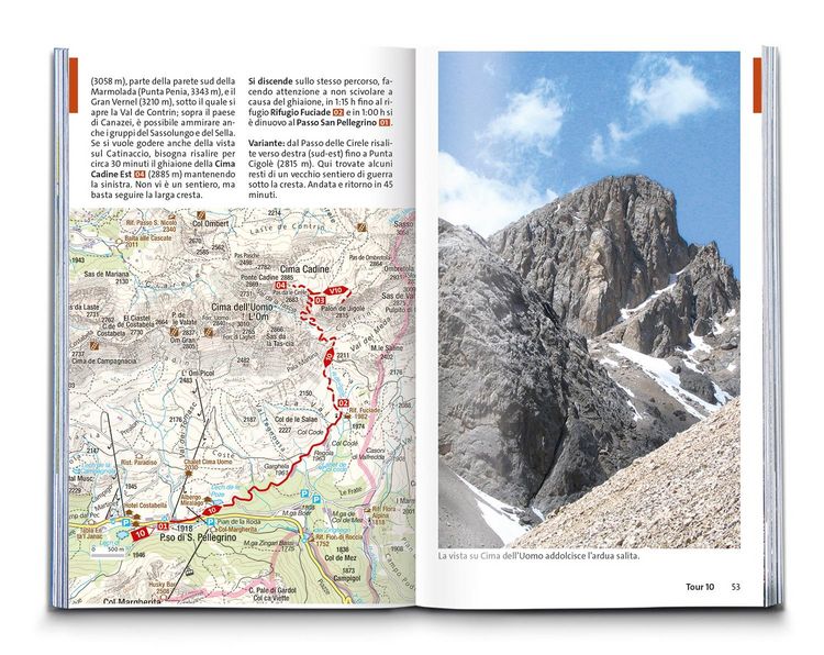 Produktbild: KOMPASS guida escursionistica Val di Fassa / Fassatal, 60 itinerari