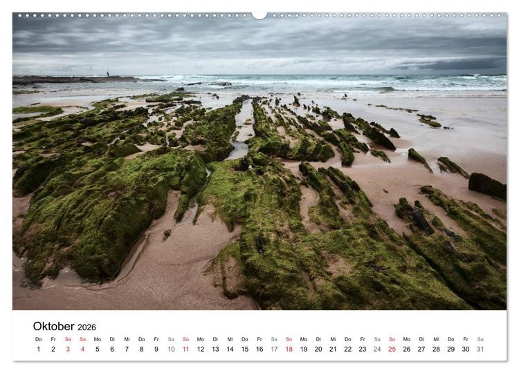 Produktbild: K&uuml;sten - Kunst der Meere (Wandkalender 2026 DIN A2 quer), CALVENDO Monatskalender