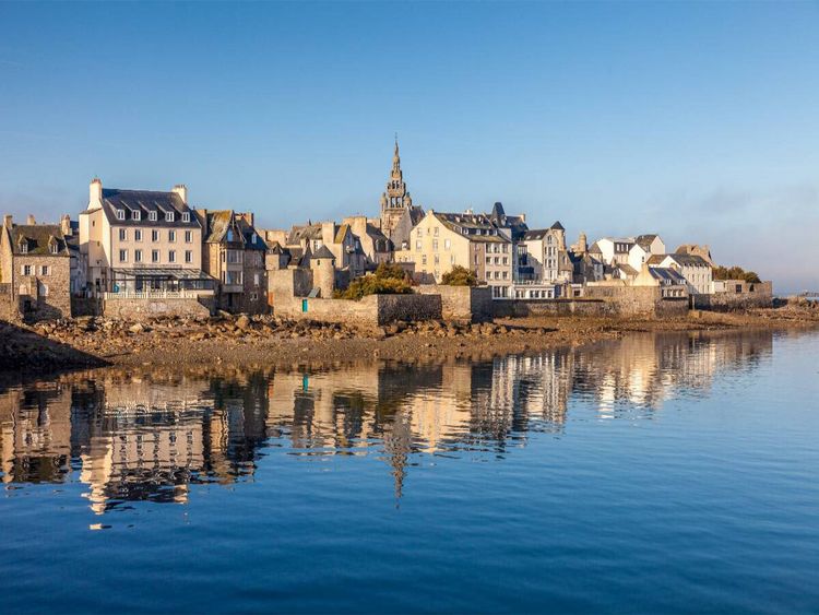 Produktbild: CALVENDO Puzzle Die Altstadt von Roscoff in der Bretagne, Frankreich | 1000 Teile Lege-Gr&ouml;&szlig;e 64x48cm Foto-Puzzle f&uuml;r gl&uuml;ckliche Stunden