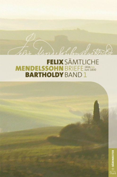 Produktbild: Felix Mendelssohn Bartholdy - S&auml;mtliche Briefe in 12 B&auml;nden