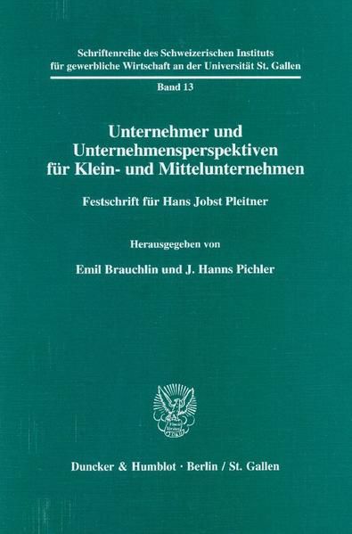 Produktbild: Unternehmer und Unternehmensperspektiven f&uuml;r Klein- und Mittelunternehmen.
