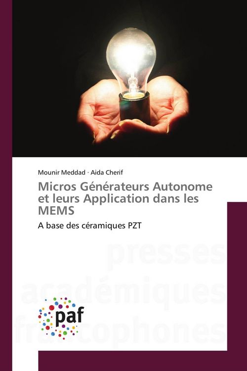 Produktbild: Micros G&eacute;n&eacute;rateurs Autonome et leurs Application dans les MEMS