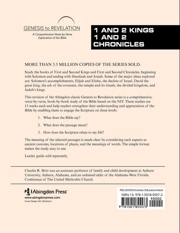 Produktbild: Genesis to Revelation: 1 and 2 Kings, 1 and 2 Chronicles Participant Book