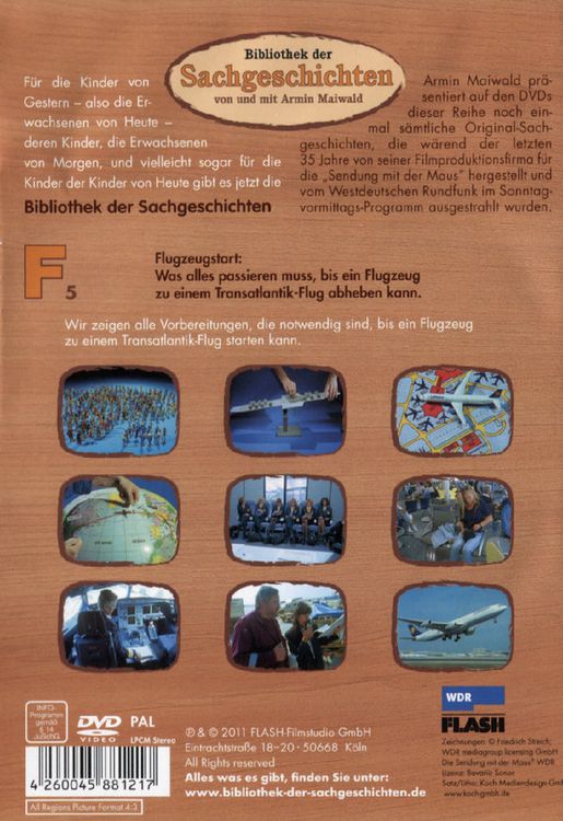 Produktbild: F5 - Flugzeugstart: Was alles passieren muss, bis ein Flugzeug in die Luft gehen kann? (Bibliothek der Sachgeschichten)