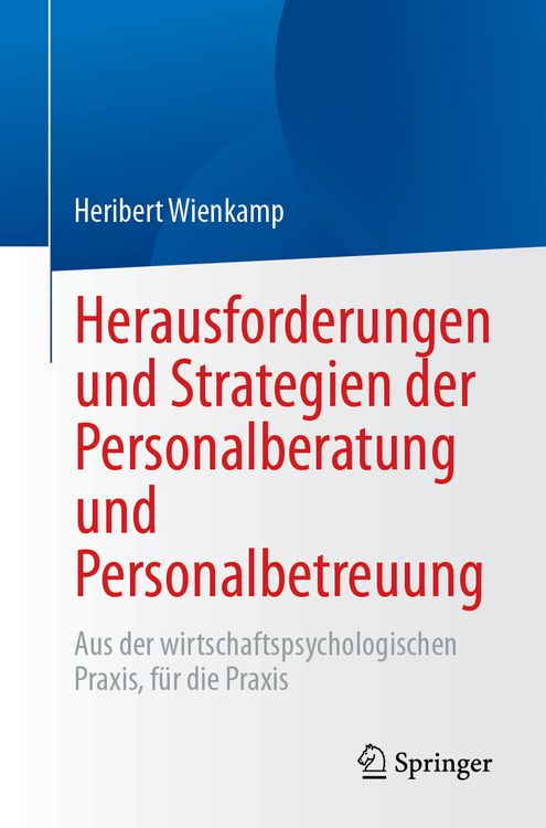 Produktbild: Herausforderungen und Strategien der Personalberatung und Personalbetreuung