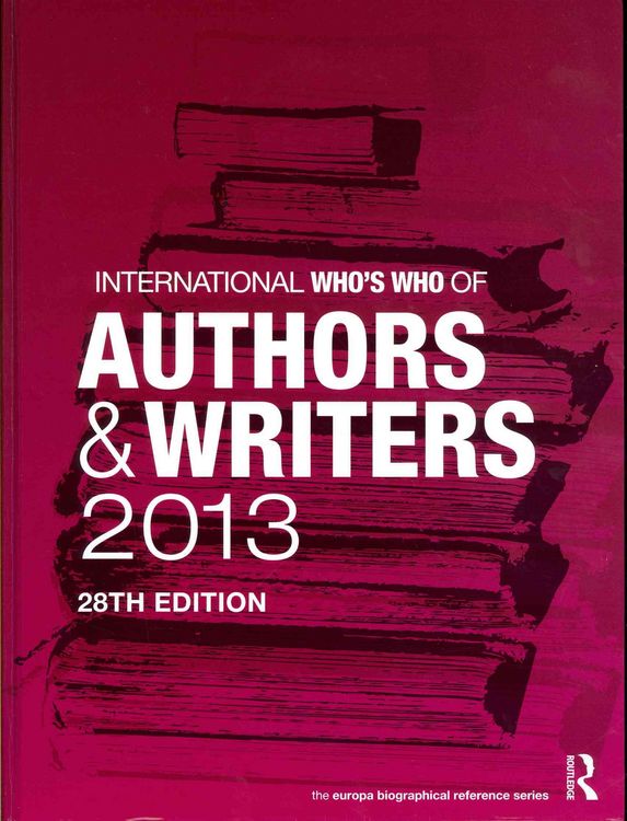 Produktbild: International Who's Who of Authors and Writers 2013