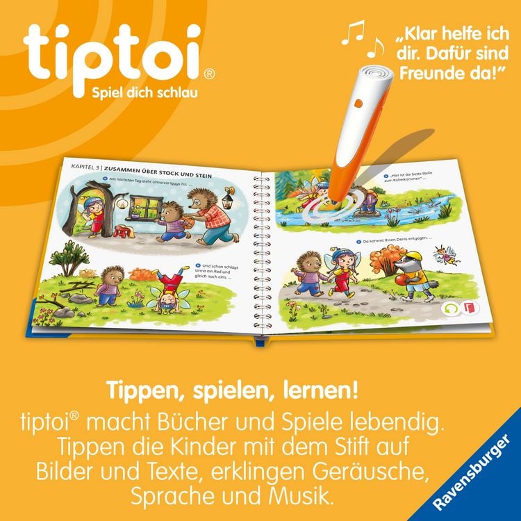 Produktbild: tiptoi&reg; Bildergeschichten &uuml;ber den Umgang mit Gef&uuml;hlen - Iggy Igel und die Sache mit der Freundschaft
