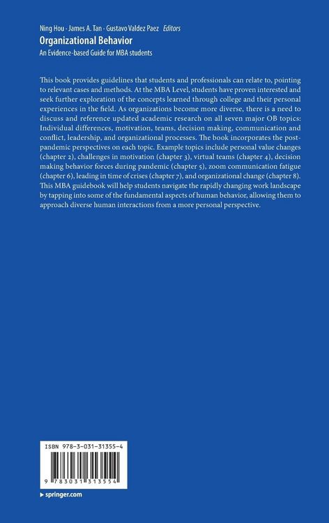 Produktbild: Organizational Behavior