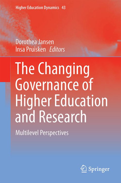Produktbild: The Changing Governance of Higher Education and Research