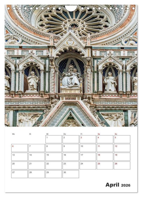 Produktbild: Florenz - Stadt mit besonderem Zauber (Wandkalender 2026 DIN A4 hoch), CALVENDO Monatskalender