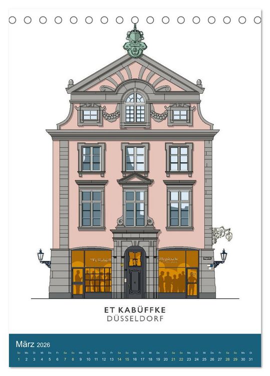 Produktbild: PROST! Bars und Kneipen in der D&uuml;sseldorfer Altstadt (Tischkalender 2026 DIN A5 hoch), CALVENDO Monatskalender