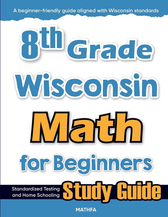 Produktbild: 8th Grade Wisconsin Math for Beginners