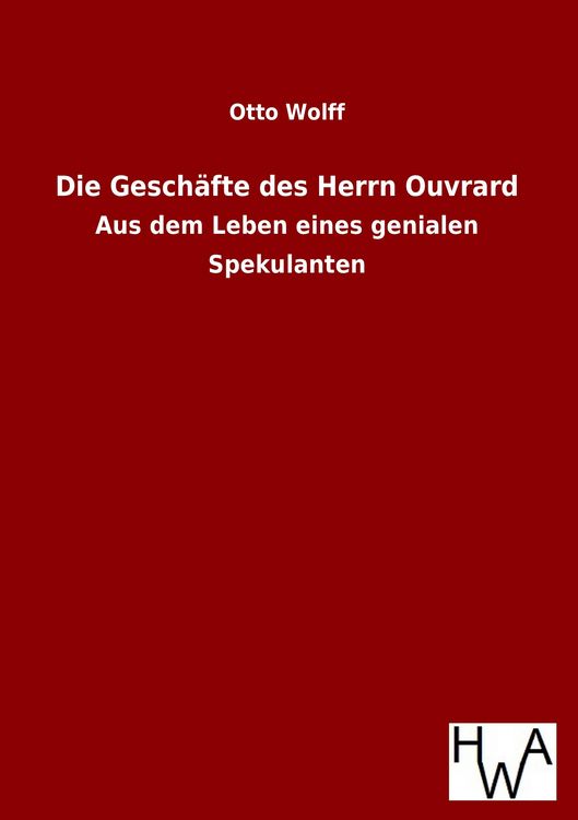 Produktbild: Die Gesch&auml;fte des Herrn Ouvrard