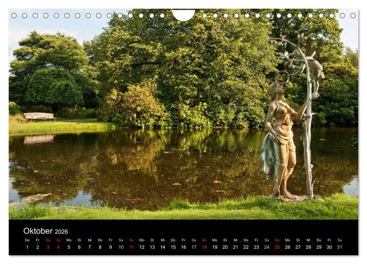 Produktbild: S&uuml;denglische Landschaftsg&auml;rten (Wandkalender 2026 DIN A4 quer), CALVENDO Monatskalender