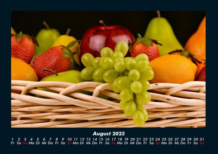 Produktbild: Obstkalender 2025 Fotokalender DIN A4