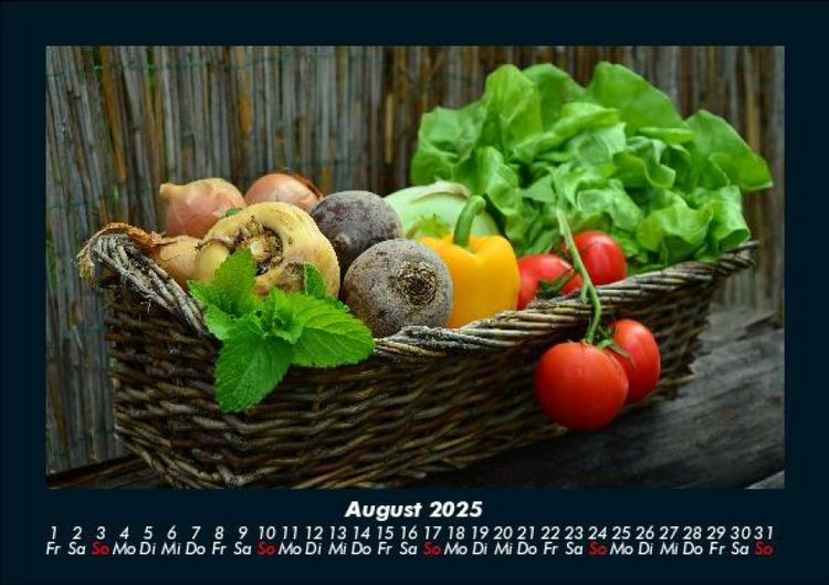 Produktbild: Gem&uuml;sekalender 2025 Fotokalender DIN A5