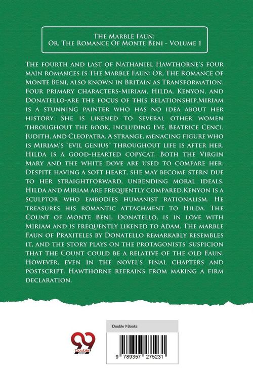 Produktbild: The Marble Faun; Or, The Romance Of Monte Beni - Volume 1
