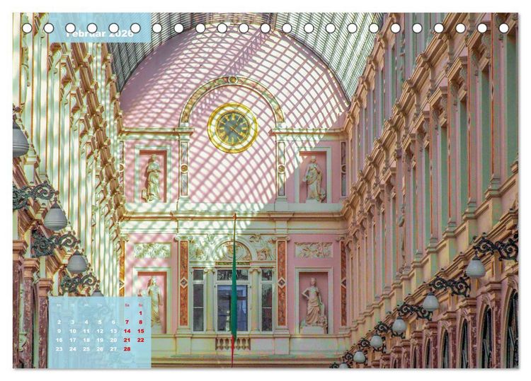 Produktbild: Zw&ouml;lf mal Europa (Tischkalender 2026 DIN A5 quer), CALVENDO Monatskalender