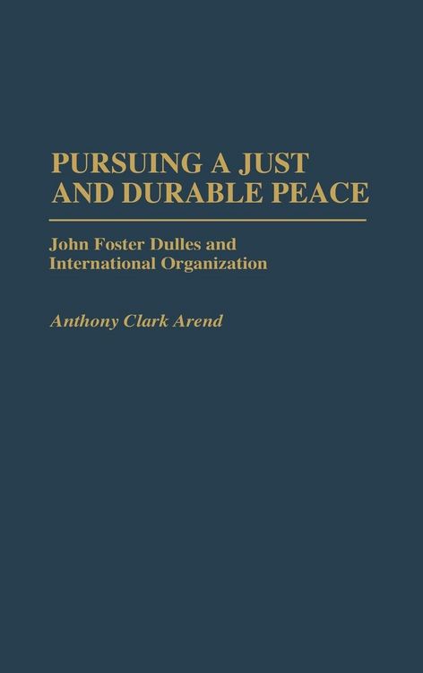Produktbild: Pursuing a Just and Durable Peace