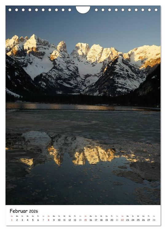 Produktbild: Bergseen S&uuml;dtirols (Wandkalender 2026 DIN A4 hoch), CALVENDO Monatskalender
