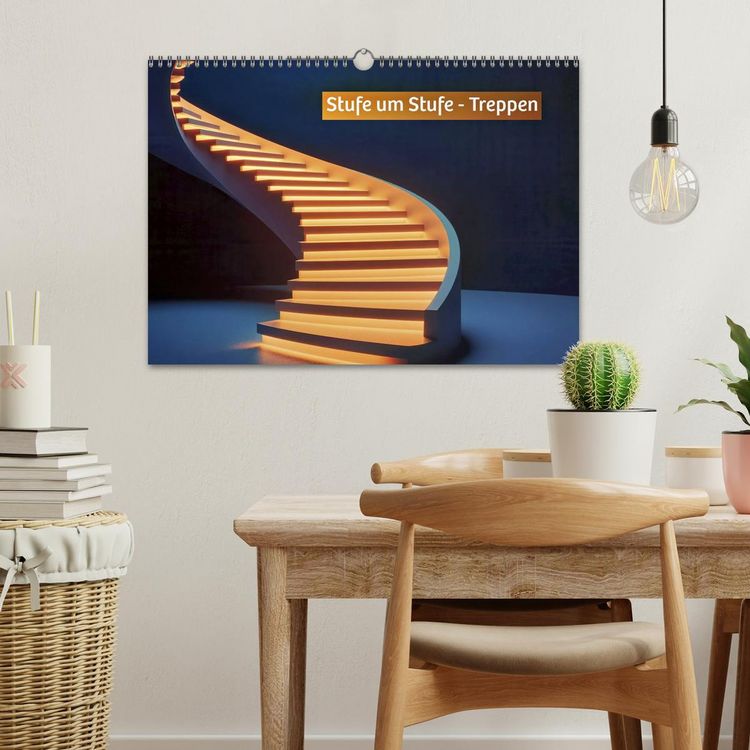 Produktbild: Stufe um Stufe - Treppen (Wandkalender 2027 DIN A3 quer), CALVENDO Monatskalender