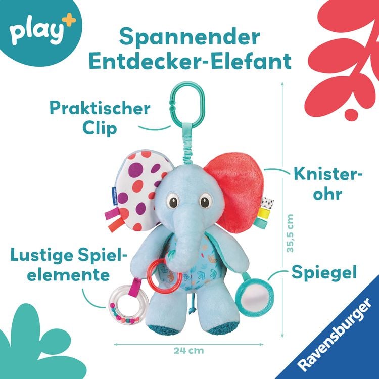 Produktbild: Play+ Entdecker-Elefant - ab 0 Monate