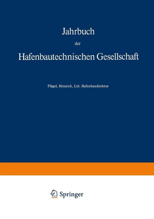 Produktbild: Jahrbuch der Hafenbautechnischen Gesellschaft