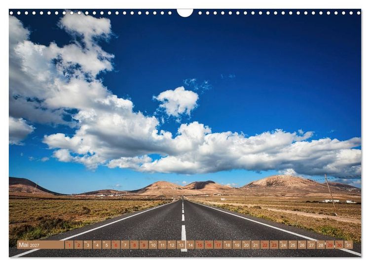 Produktbild: Idyllische Vulkaninsel Lanzarote (Wandkalender 2027 DIN A3 quer), CALVENDO Monatskalender