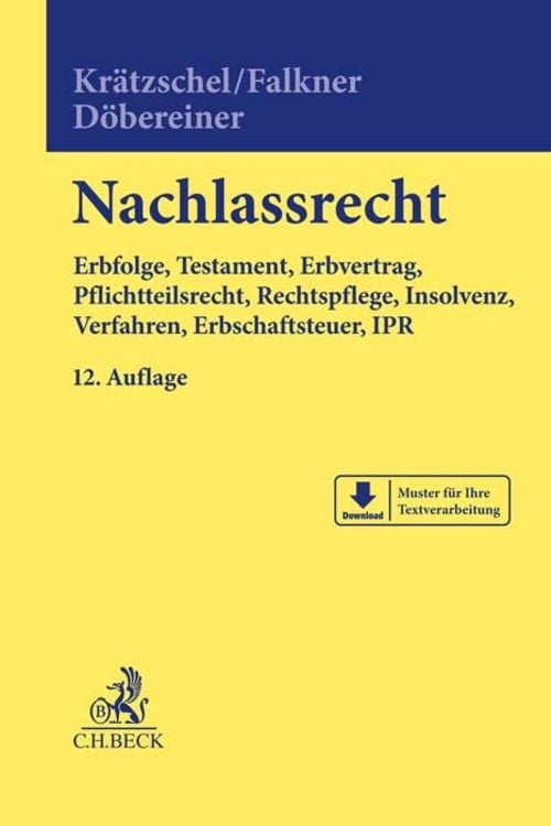 Produktbild: Nachlassrecht