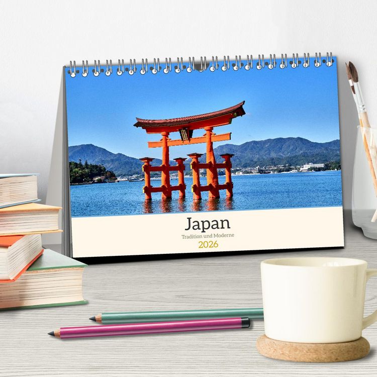 Produktbild: Japan - Traditon und Moderne (Tischkalender 2026 DIN A5 quer), CALVENDO Monatskalender