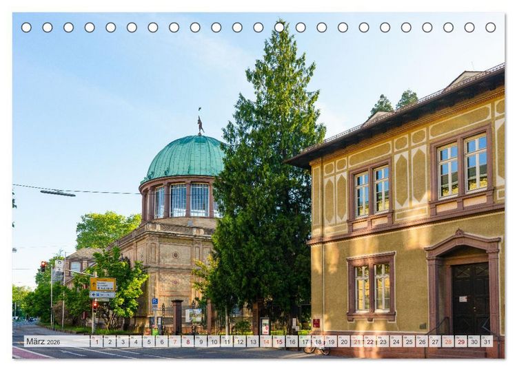 Produktbild: Karlsruhe Impressionen (Tischkalender 2026 DIN A5 quer), CALVENDO Monatskalender