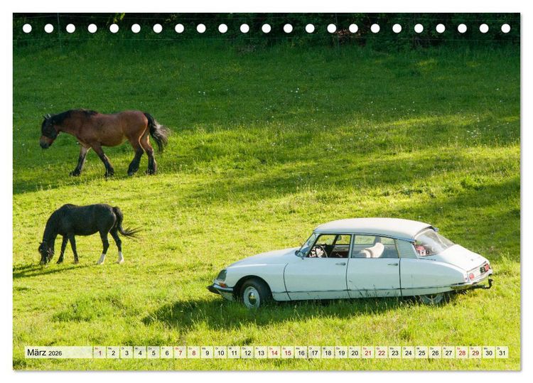Produktbild: Citro&euml;n D Model &ndash; M&auml;rchenhafte D&eacute;esse (Tischkalender 2026 DIN A5 quer), CALVENDO Monatskalender