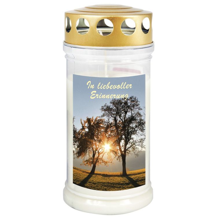 Produktbild: Gedenkkerze Baumpaar 70x170mm