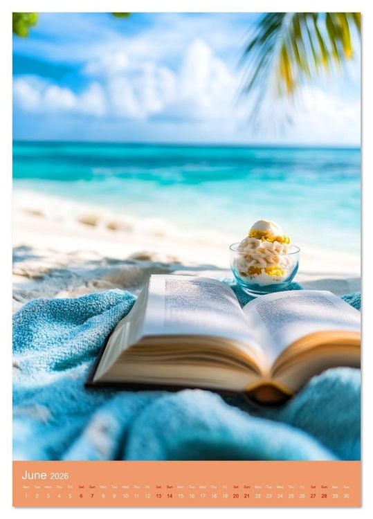 "Literature is Magic (Desk Calendar 2026 DIN A5 portrait), CALVENDO 12